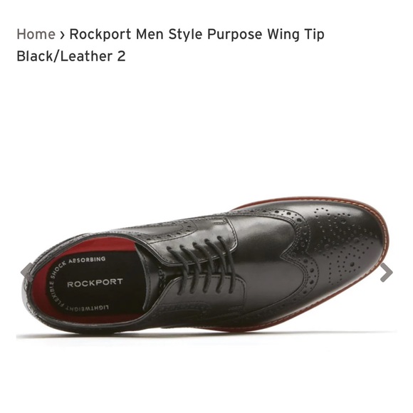 Rockport Style Purpose Wing Tip - Picture 9 of 10